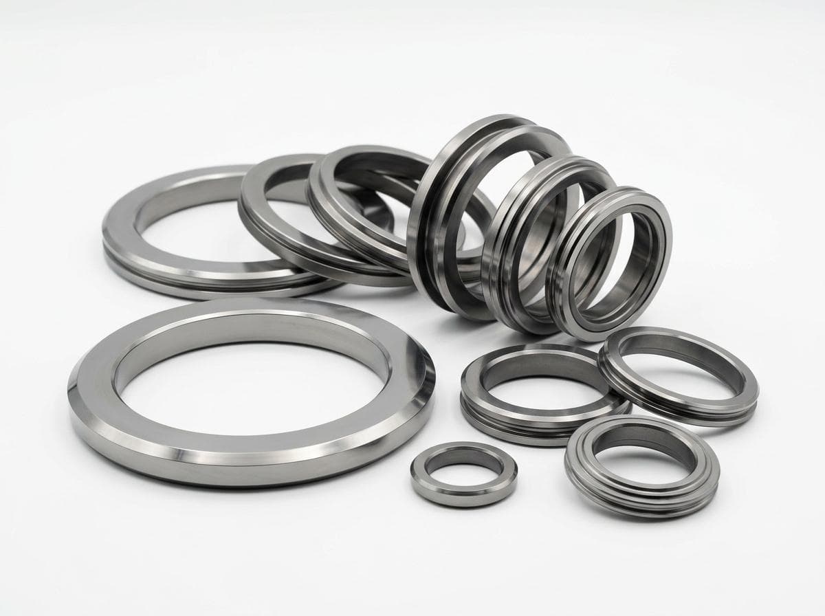 Tungsten carbide seal rings