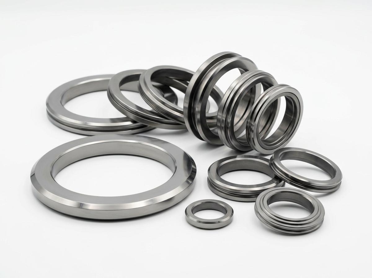 Tungsten carbide seal rings