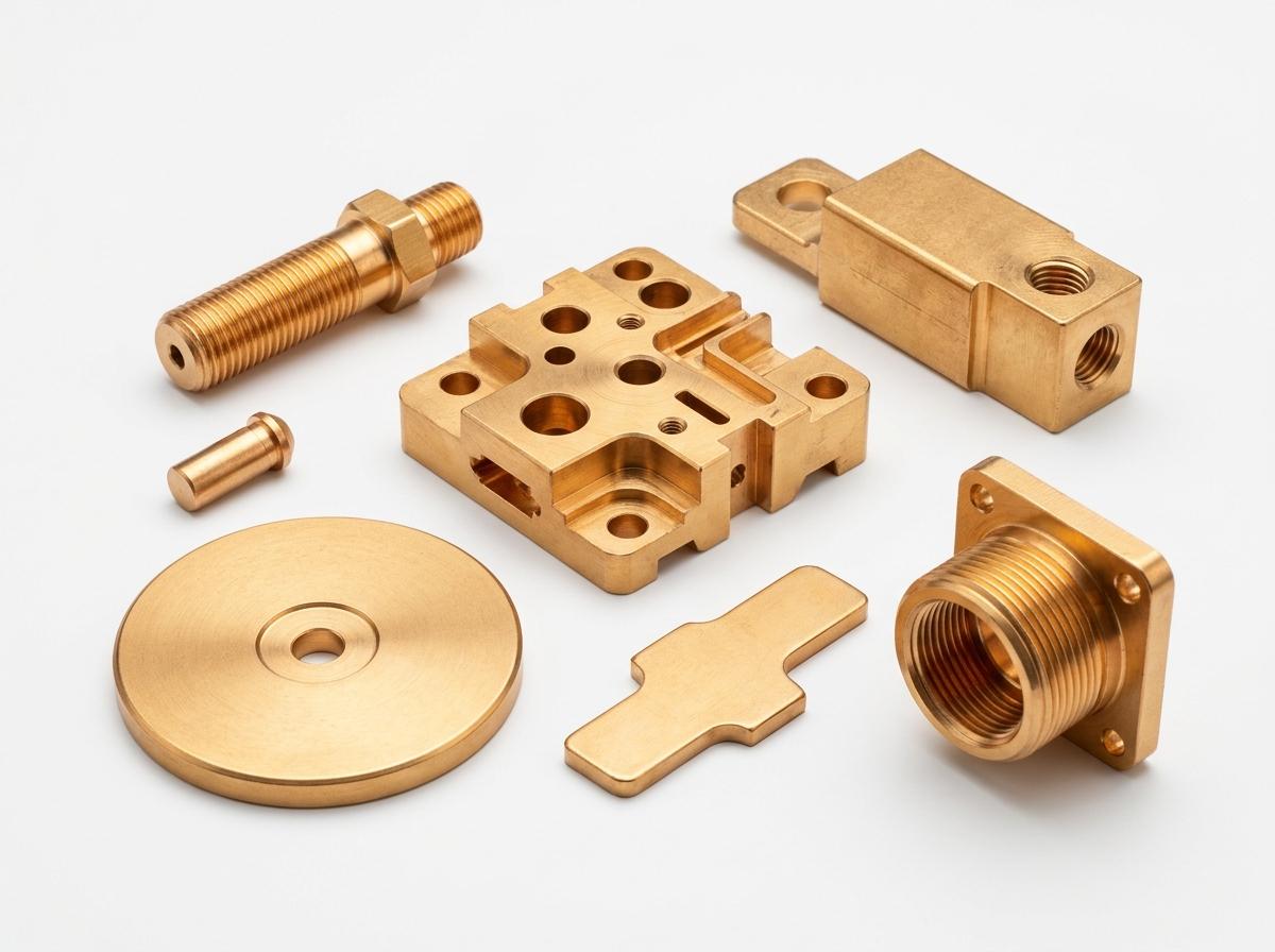 Tungsten copper alloy blocks and parts